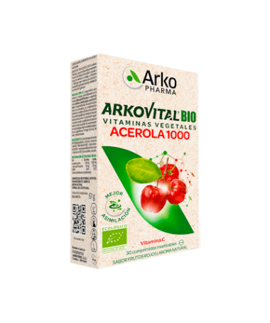 ARKOVITAL ACEROLA 1000VITAMINA C 30 COMP – foto del producto acerola malpighia arkovital