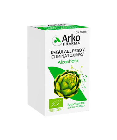 ARKOCAPSULAS ALCACHOFA 40 CAPS – foto del producto alcachofa arkocapsulas caps