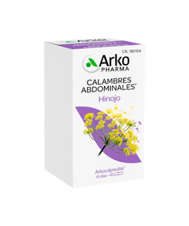 ARKOCAPSULAS HINOJO 45 CAPS – foto del producto hinojo cápsula arkocapsulas
