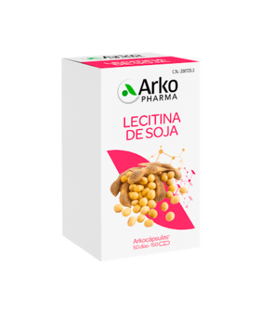 ARKOCAPSULAS LECITINA SOJA 400MG 150CAP – foto del producto arkocapsulas lecitina soja