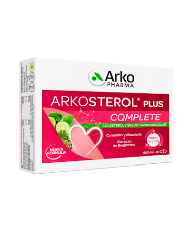 ARKOSTEROL PLUS COMPLETE 30 COMP – foto del producto colesterol arkosterol plus