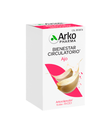 ARKOCAPSULAS AJO 45 CAPSULAS – foto del producto arkocapsulas ajo capsulas