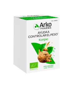 GLUCOMANANO ARKOPHARMA 80 CAPSULAS – foto del producto cada glucomanano arkopharma