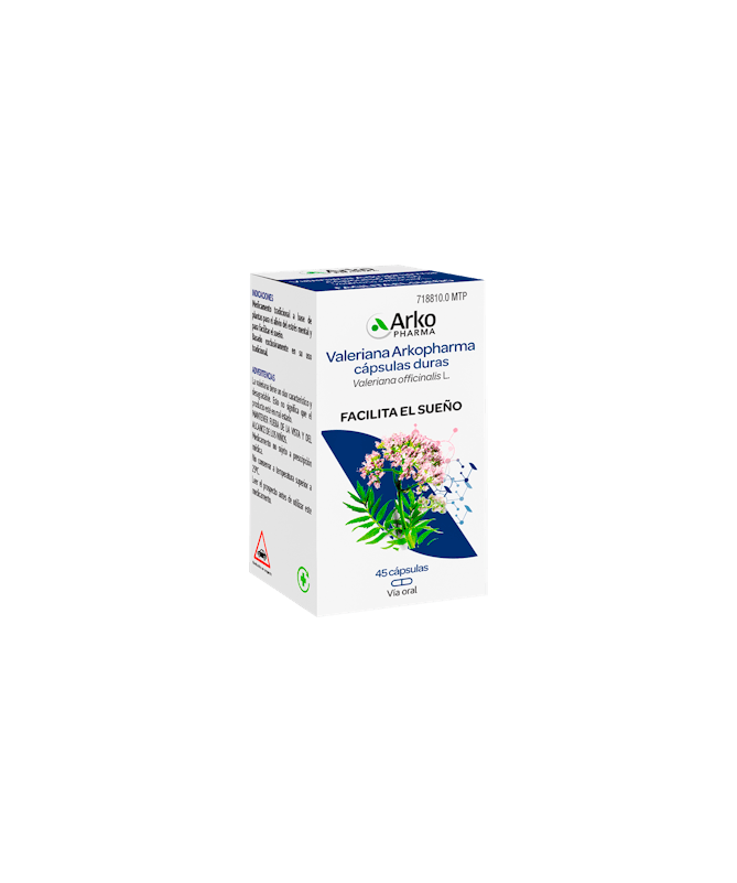 ARKOCAPSULAS VALERIANA 350MG 45 CAPS – foto del producto valeriana arkocapsulas 350mg