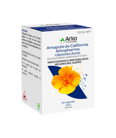 ARKOCAPS AMAPOLA CALIFORNIA 300MG 84 CAP – foto del producto arkocaps amapola california