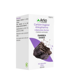 ARKOCAPSULAS CARBON VEGETAL 225MG 45 CAP – foto del producto vegetal arkocapsulas carbon