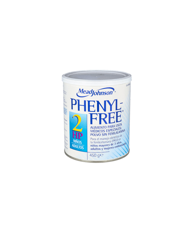PHENYL FREE 2 HP POLVO 450 G. – foto del producto cada phenyl free