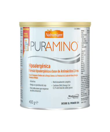 NUTRAMIGEN PURAMINO NEUTRO 400 GR. – foto del producto nutramigen puramino neutro