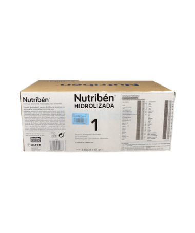 NUTRIBEN HIDROLIZADA 1 6X400 GR – foto del producto nutriben hidrolizada 6x400