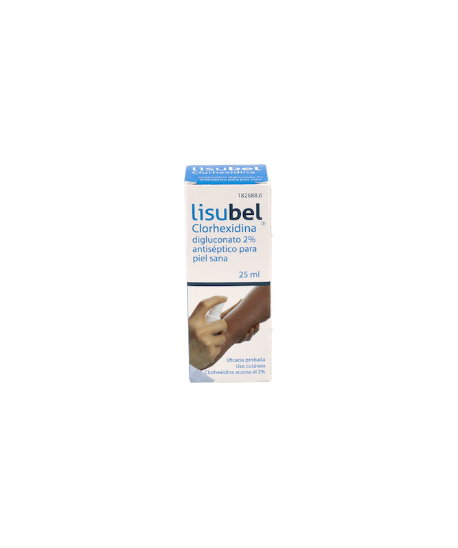 LISUBEL CLORHEXIDINA 2 % SPRAY 25 ML – foto del producto cada lisubel clorhexidina LISUBEL CLORHEXIDINA 2 % SPRAY 25 ML – foto del producto cada lisubel clorhexidina