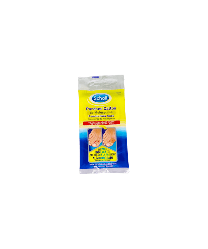 PARCHES MOLESPUMA SCHOLL CALLOS – foto del producto parches molespuma scholl