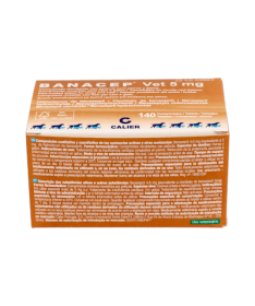 BANACEP VET 5 MG 140 COMPRIMIDOS CALIER – foto del producto cada banacep vet