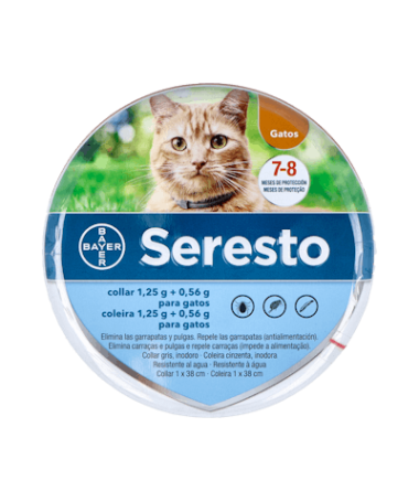 SERESTO COLLAR GATOS BAYER – foto del producto cada seresto collar