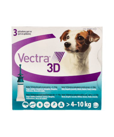 VECTRA PERROS 3D 4-10 KG 3 PIP CEVA – foto del producto cada vectra perros
