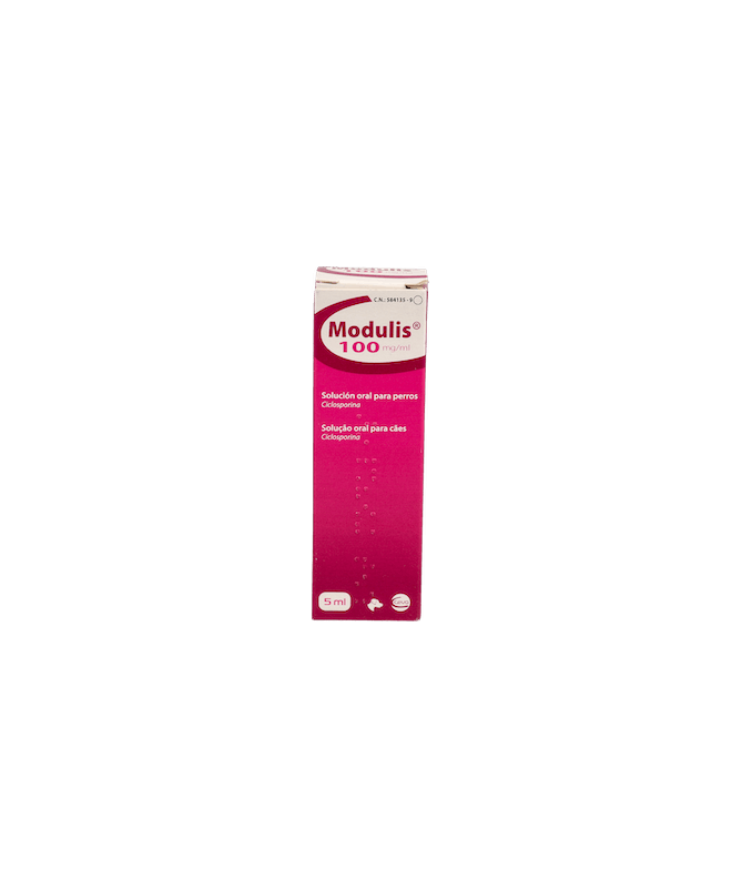 MODULIS 100MG/ML 5ML SOL ORAL CEVA – foto del producto cada modulis 100mg