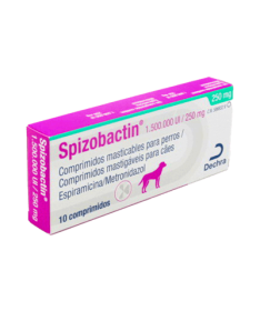 SPIZOBACTIN 1500000IU/250MG 10TAB DECHRA – foto del producto cada spizobactin 1500000iu