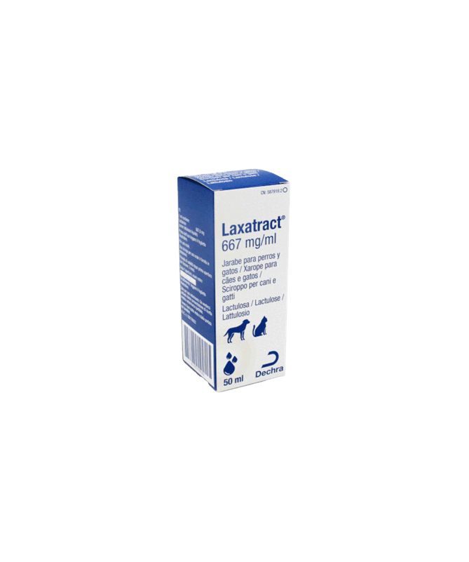 LAXATRACT 667 MG50 ML SOL ORAL DECHRA – foto del producto cada laxatract 667