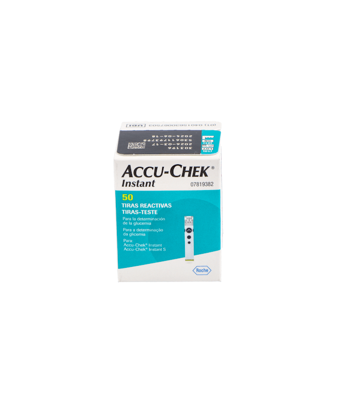 ACCU CHEK INSTANT 50 TIRAS – foto del producto cada accu chek