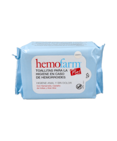 HEMOFARM PLUS TOALLITAS 40 UD – foto del producto cada hemofarm plus