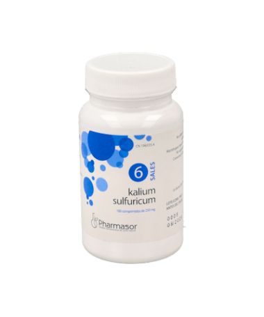 KALIUM SULFURICUM N6 100 COMP HOMEOSOR – foto del producto cada kalium sulfuricum