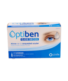 OPTIBEN GOTAS SEQUEDAD OCULAR 20 AMP – foto del producto cada optiben gotas
