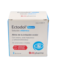 ECTODOL RETARD SOL OFTALM 30 MON X 0
