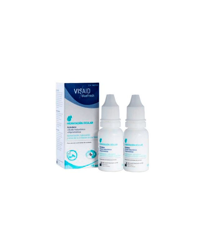 VISAID BLUEFRESH 2 FRASCOS 15ML – foto del producto cada visaid bluefresh