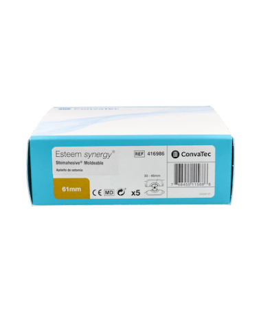 ESTEEM SYNERGY STOMAHESIVE 33-45/61MM 5U – foto del producto stomahesive durahesive esteem