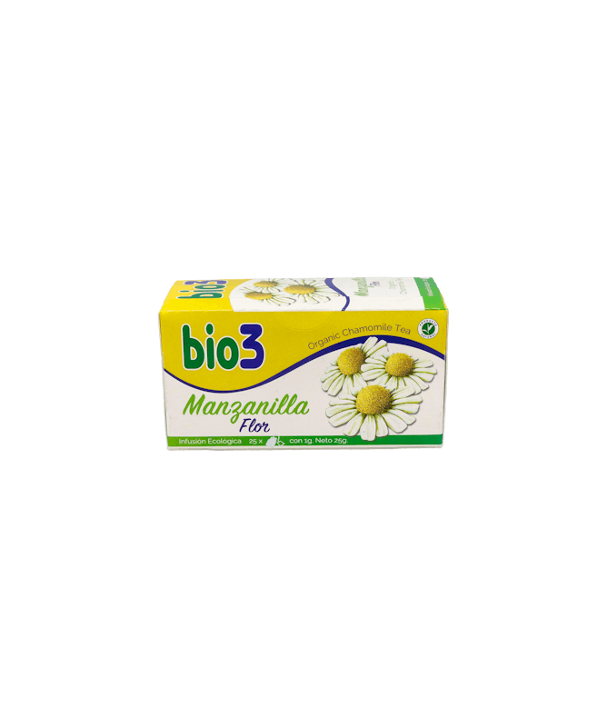 BIE 3 MANZANILLA FLOR ECOLOGICA 25 FILTR – foto del producto manzanilla bie flor
