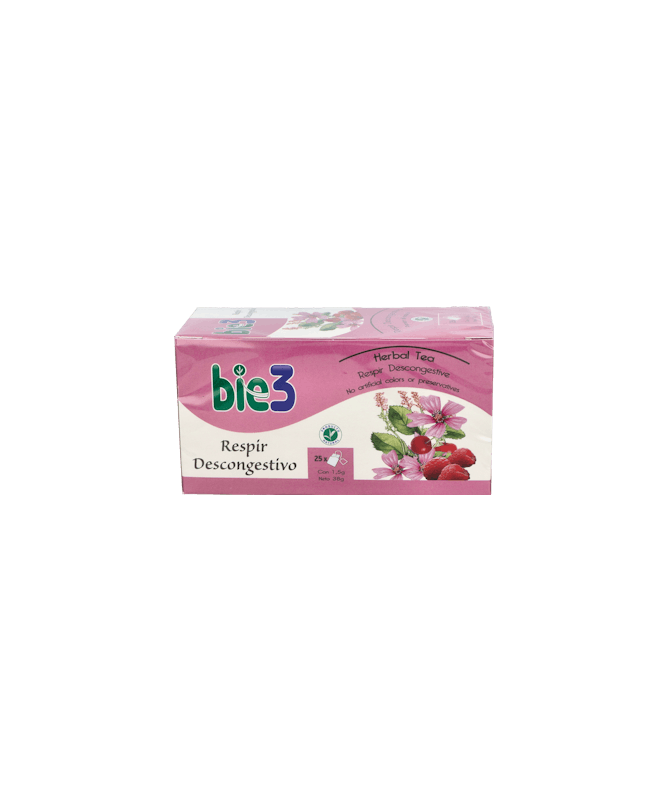 BIE 3 RESPIR DESCONGESTIVO 25 FILTROS – foto del producto malva bie respir BIE 3 RESPIR DESCONGESTIVO 25 FILTROS – foto del producto malva bie respir