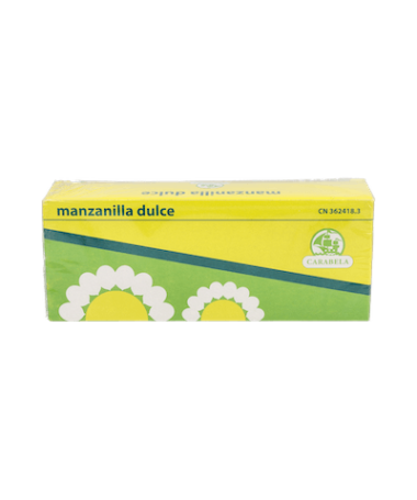 MANZANILLA CARABELA DULCE 20 BOLSAS – foto del producto cada manzanilla carabela