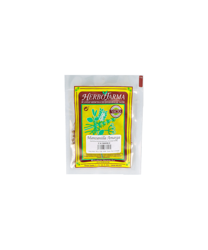 MANZANILLA AMARGA HERBOFARMA AL VACIO – foto del producto cada manzanilla amarga