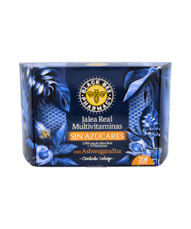 BLACK BEE MULTIVIT SIN AZUCAR 10 ML 20 V – foto del producto black bee multivit