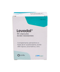 LEVEDOL 60 CAPSULAS – foto del producto levedol capsulas sensibles
