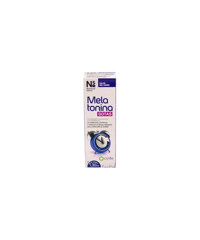 NS MELATONINA GOTAS 1 MG 30 ML – foto del producto melatonina gotas dosis