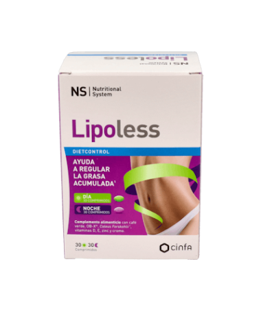 NS LIPOLESS 60 COMPRIMIDOS – foto del producto lipoless comprimidos activos