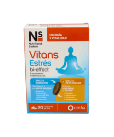 NS VITANS ESTRES BI-EFFECT 20 COMP BICAP – foto del producto vitans estres effect