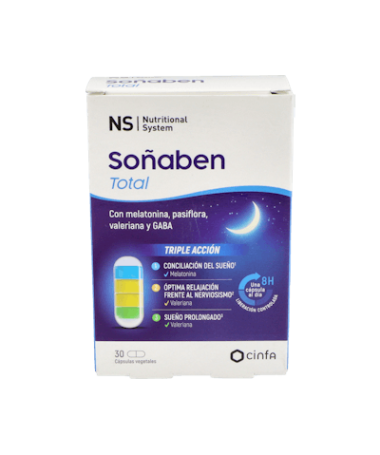 NS SOÑABEN 30 CAPSULAS VEGETALES – foto del producto soñaben capsulas vegetales