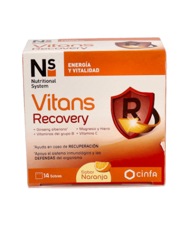 NS VITANS RECOVERY 14 SOBRES – foto del producto vitans recovery sobres