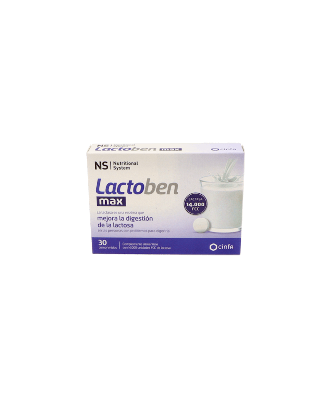 NS LACTOBEN MAX 30 COMPRIMIDOS – foto del producto lactoben max comprimidos NS LACTOBEN MAX 30 COMPRIMIDOS – foto del producto lactoben max comprimidos