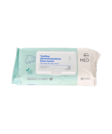 BE+MED TOALLITAS DERMOLIMP EXT SUAVE 72U – foto del producto med toallitas dermolimp