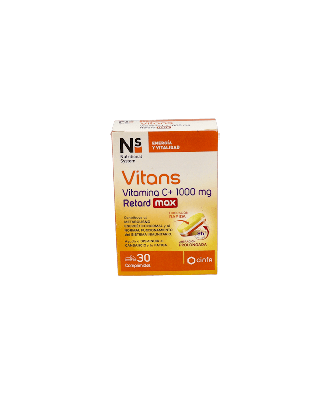 NS VITANS VITAMINA C+ 1000 RET MAX 30COM – foto del producto vitans vitamina 1000 NS VITANS VITAMINA C+ 1000 RET MAX 30COM – foto del producto vitans vitamina 1000