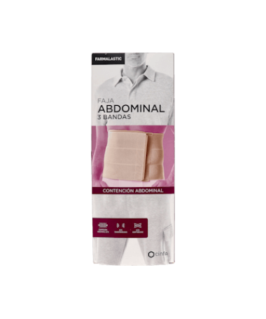 FAJA FARMALASTIC ABDOMINAL 3 BANDAS T M – foto del producto faja farmalastic abdominal