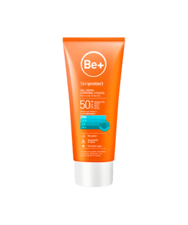 BE+ SKINP GEL CREMA CORP+FAC SPF50+ 100M – foto del producto skinp gel crema