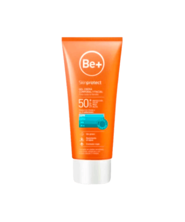 BE+ SKINP GEL CREMA CORP+FAC SPF50+ 200M – foto del producto skinp gel crema