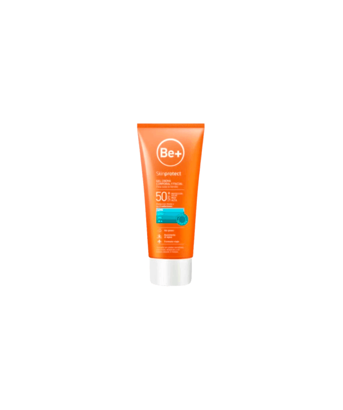 BE+ SKINP GEL CREMA CORP+FAC SPF50+ 200M – foto del producto skinp gel crema