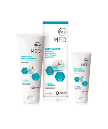 BE+ MED QUEMADURAS 40 ML – foto del producto med quemaduras fórmula