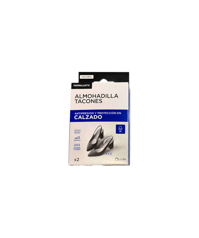 FARMALASTIC ALMOHADILLA TACONES T U 2 UD – foto del producto farmalastic almohadilla tacones
