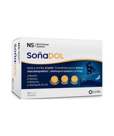 NS SOÑADOL 30 COMPRIMIDOS – foto del producto soñadol comprimidos activos