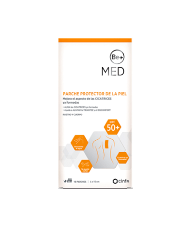 BE+MED PARCHES PROTECTOR PIEL 4*15 10UDS – foto del producto med parches protector